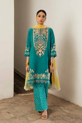 ZaraShajahan Unstitched 3 Piece D#4B