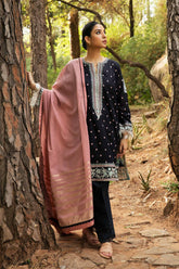 ZaraShajahan Unstitched 3 Piece D#5B
