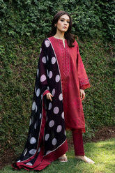 ZaraShajahan Unstitched 3 Piece D#6A