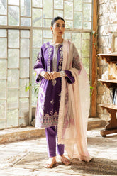 ZaraShajahan Unstitched 3 Piece D#7B