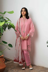 ZaraShajahan Unstitched 3 Piece D#8A