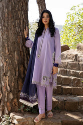 ZaraShajahan Unstitched 3 Piece D#8B