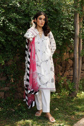 ZaraShajahan Unstitched 3 Piece D#9A