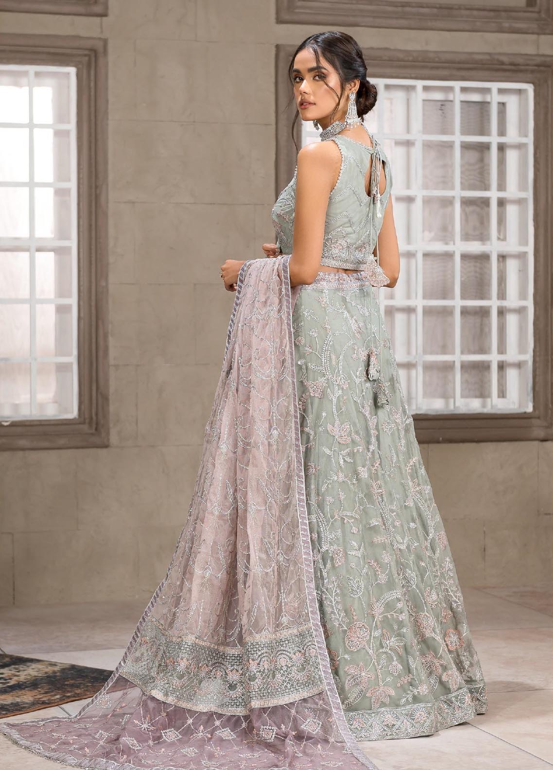 Falak By Zarif Embroidered Net Unstitched 3 Piece Suit - 01 Falak By Zarif Embroidered Net Unstitched 3 Piece Suit - 01