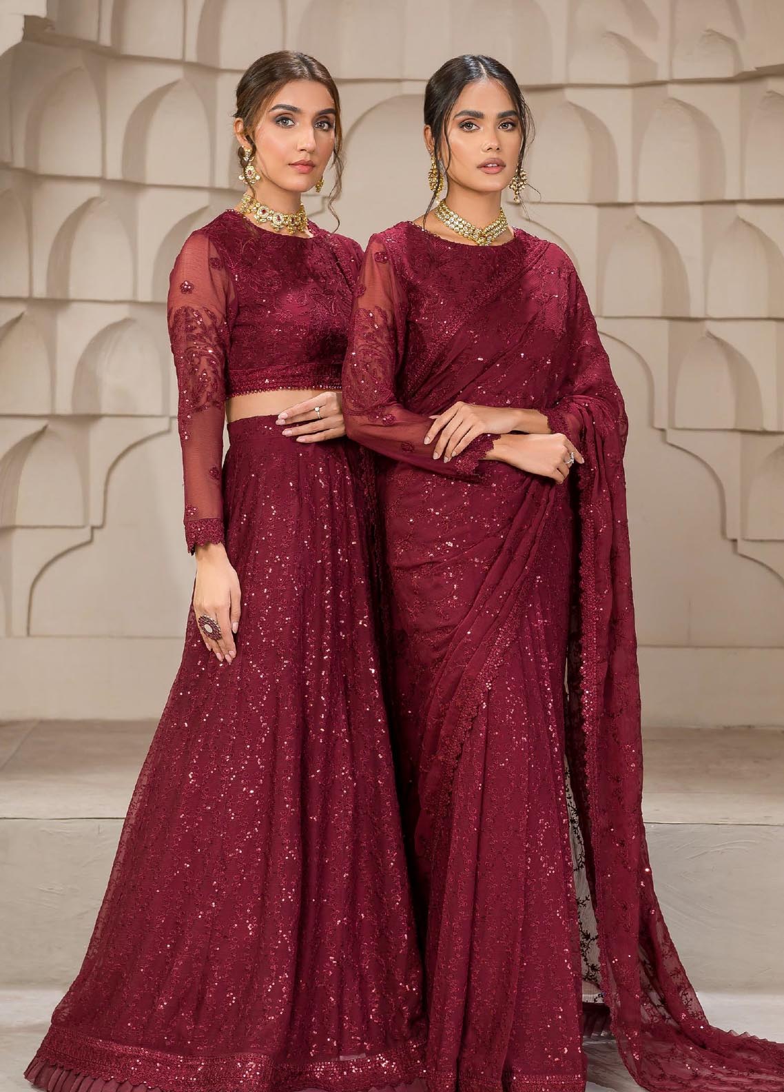 Falak By Zarif Embroidered Chiffon Unstitched 3 Piece Suit - 07 Falak By Zarif Embroidered Chiffon Unstitched 3 Piece Suit - 07