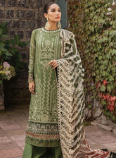 Zahra By Xenia Formals Embroidered Chiffon Unstitched 3 Piece Suit - XF23ZL 05 ABAL