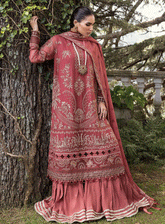 Zahra By Xenia Formals Embroidered Chiffon Unstitched 3 Piece Suit - XF23ZL 06 ABHA