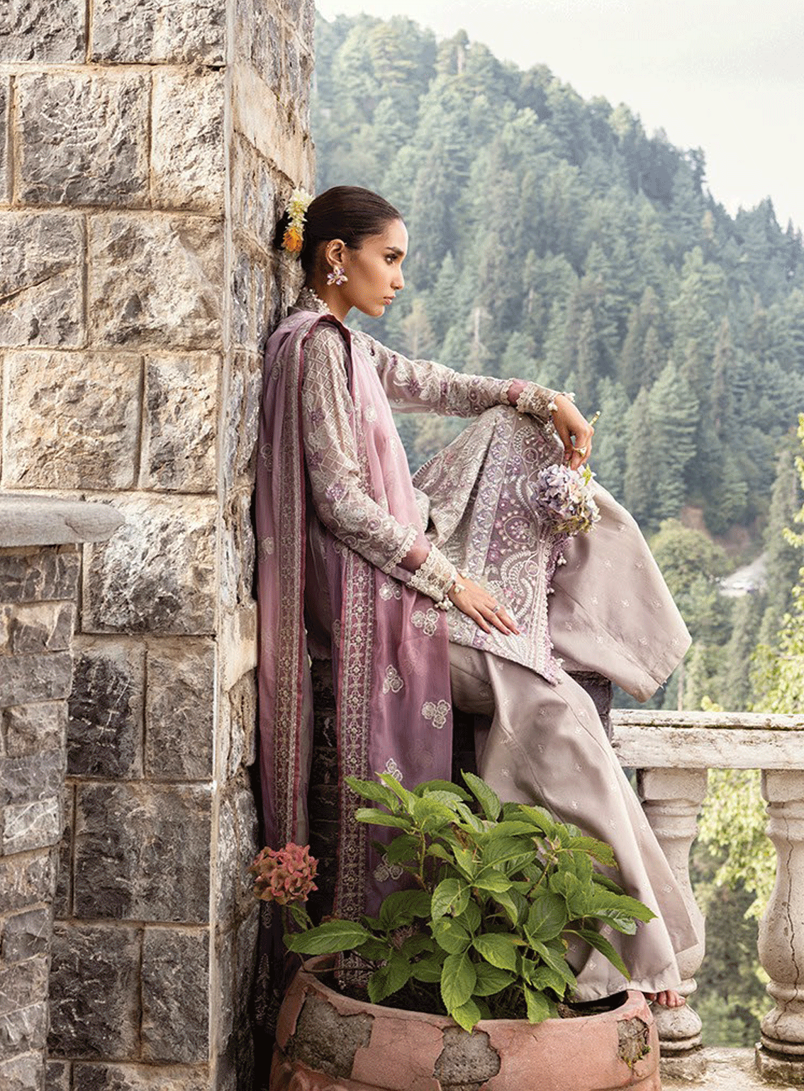 Zahra By Xenia Formals Embroidered Chiffon Unstitched 3 Piece Suit - XF23ZL 09 TAIF Zahra By Xenia Formals Embroidered Chiffon Unstitched 3 Piece Suit - XF23ZL 09 TAIF