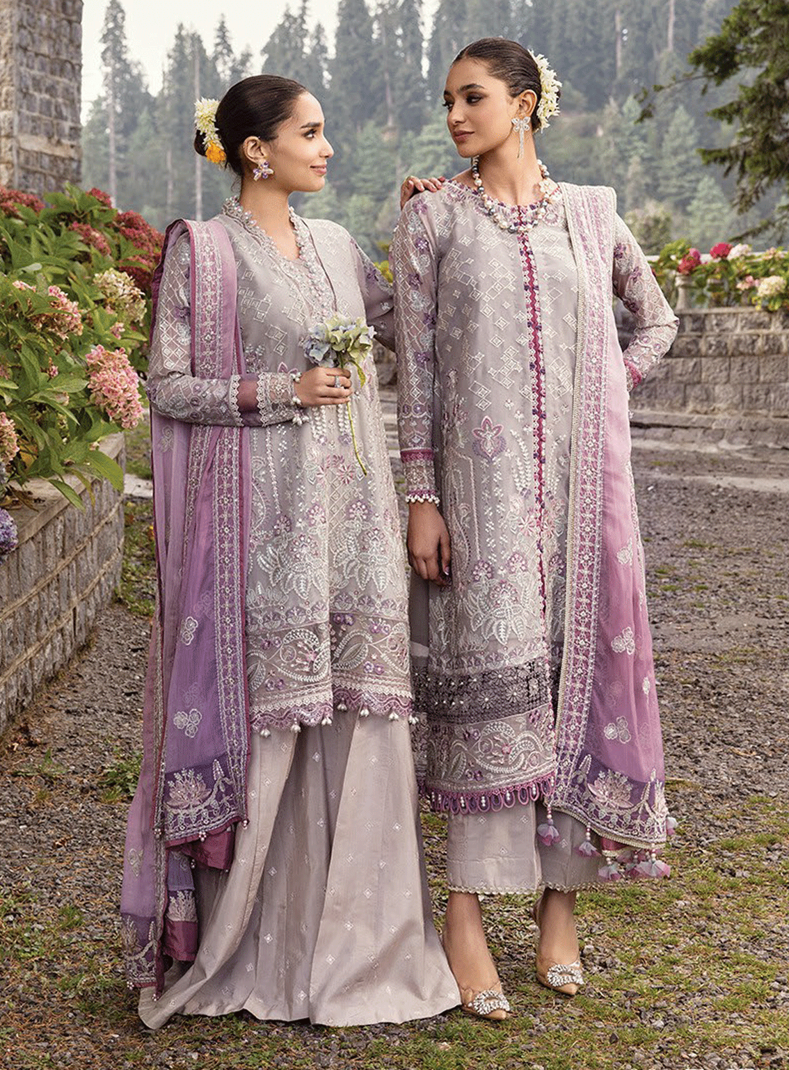 Zahra By Xenia Formals Embroidered Chiffon Unstitched 3 Piece Suit - XF23ZL 09 TAIF Zahra By Xenia Formals Embroidered Chiffon Unstitched 3 Piece Suit - XF23ZL 09 TAIF