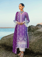 Zainab Chottani Embroidered Lawn Unstitched 3 Piece Suit - ZC23CL 8A AFSANA