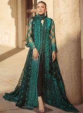 Zainab Chottani Embroidered Organza Unstitched 3 Piece Suit - 10 ZEL MEERAH
