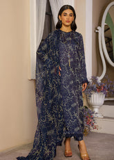 Zarif Printed Silk Unstitched 3 Piece Suit - ZF24PS ZSP 03 BAREEN