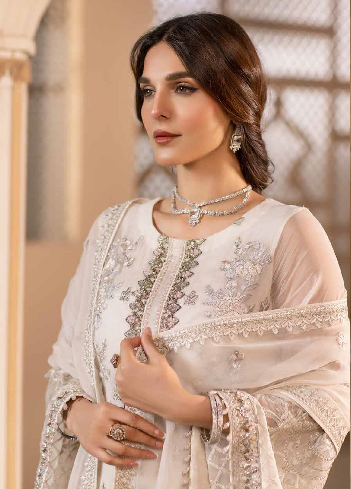 Zarsha By Fashion City Luxury Chiffon Unstitched 3 Piece Suit - FC24Z LCZ-307 PEARL MIST Zarsha By Fashion City Luxury Chiffon Unstitched 3 Piece Suit - FC24Z LCZ-307 PEARL MIST