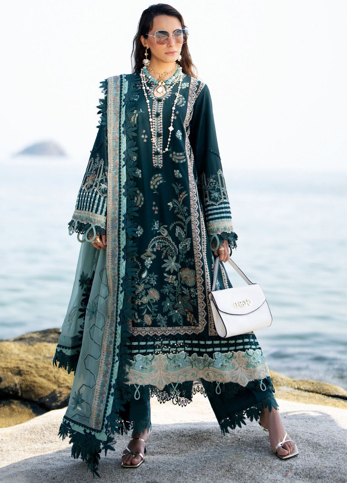 Alif By AJR Couture Signature Luxury Embroidered Lawn 3 Piece Unstitched Suit AJRC24ASLL-01 CELIA Alif By AJR Couture Signature Luxury Embroidered Lawn 3 Piece Unstitched Suit AJRC24ASLL-01 CELIA