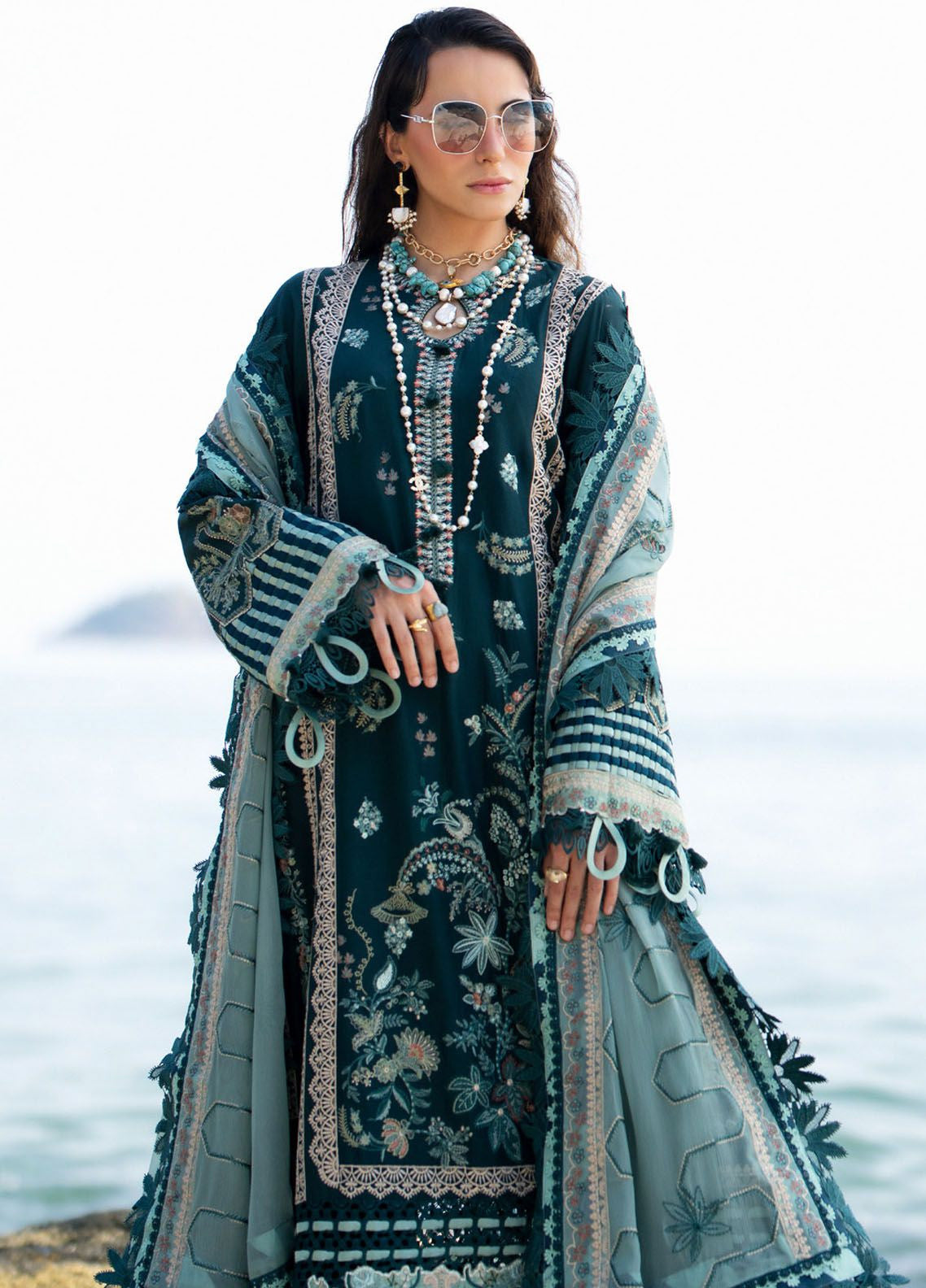 Alif By AJR Couture Signature Luxury Embroidered Lawn 3 Piece Unstitched Suit AJRC24ASLL-01 CELIA Alif By AJR Couture Signature Luxury Embroidered Lawn 3 Piece Unstitched Suit AJRC24ASLL-01 CELIA