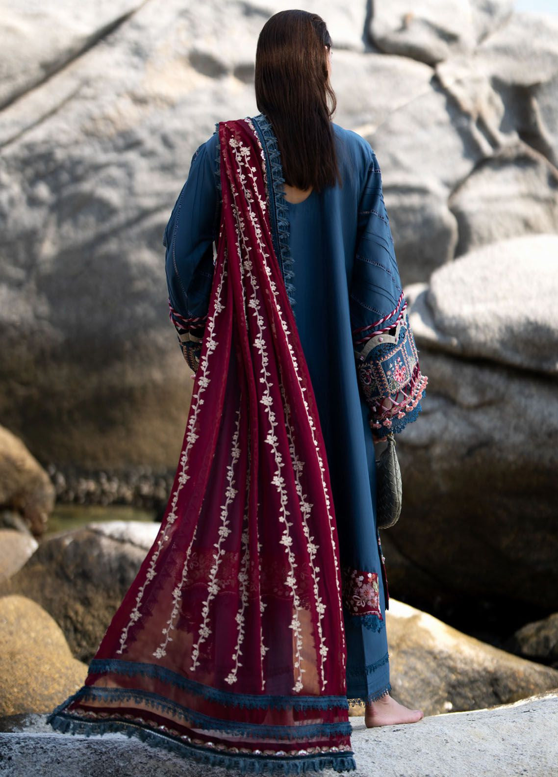 Alif By AJR Couture Signature Luxury Embroidered Lawn 3 Piece Unstitched Suit AJRC24ASLL-02 AYRA Alif By AJR Couture Signature Luxury Embroidered Lawn 3 Piece Unstitched Suit AJRC24ASLL-02 AYRA