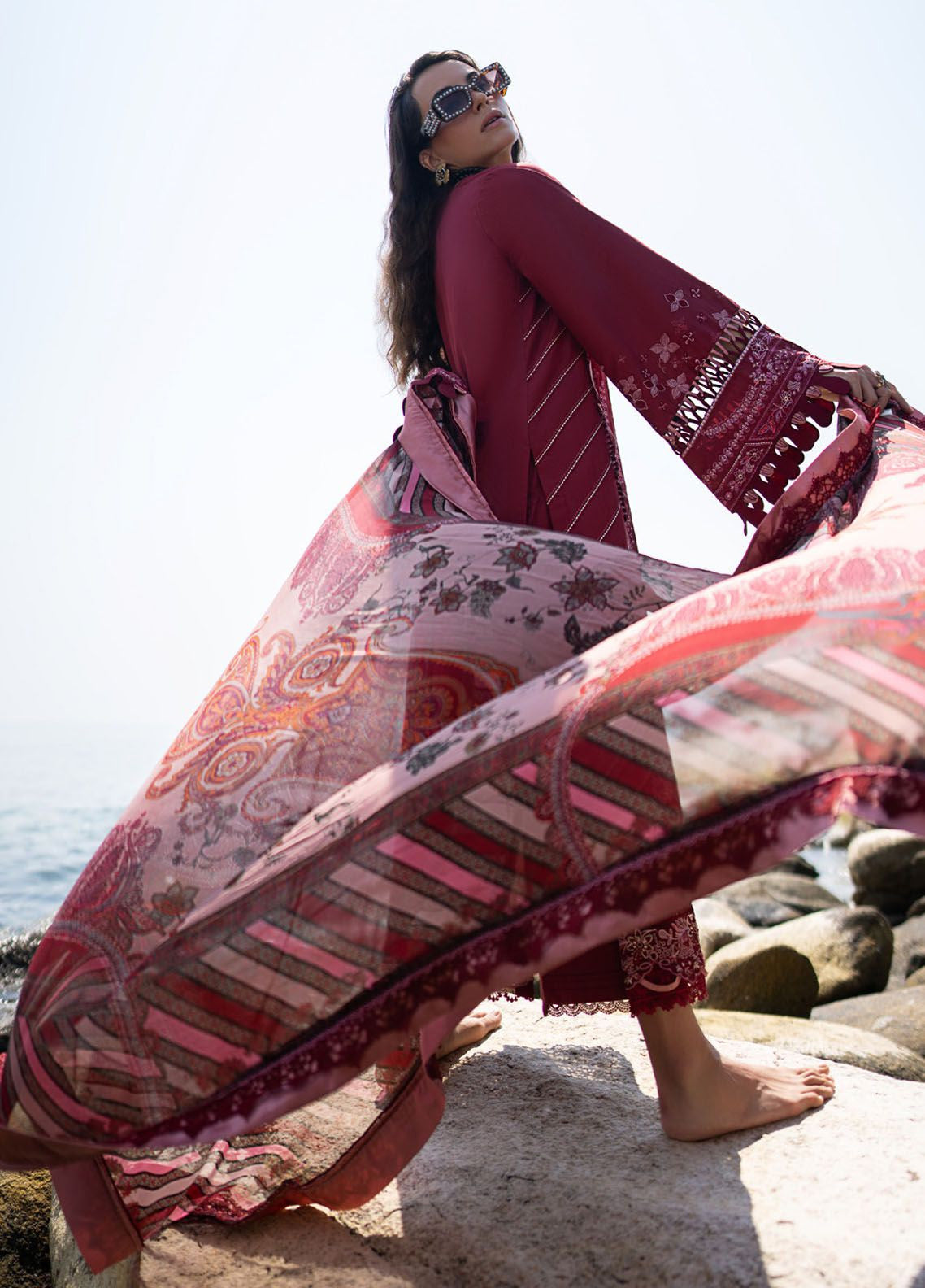 Alif By AJR Couture Signature Luxury Embroidered Lawn 3 Piece Unstitched Suit AJRC24ASLL-05 ELEGANZA Alif By AJR Couture Signature Luxury Embroidered Lawn 3 Piece Unstitched Suit AJRC24ASLL-05 ELEGANZA