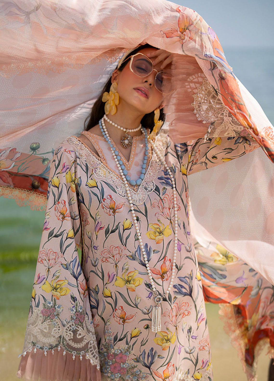 Alif By AJR Couture Signature Luxury Embroidered Lawn 3 Piece Unstitched Suit AJRC24ASLL-06 BLOOMING Alif By AJR Couture Signature Luxury Embroidered Lawn 3 Piece Unstitched Suit AJRC24ASLL-06 BLOOMING