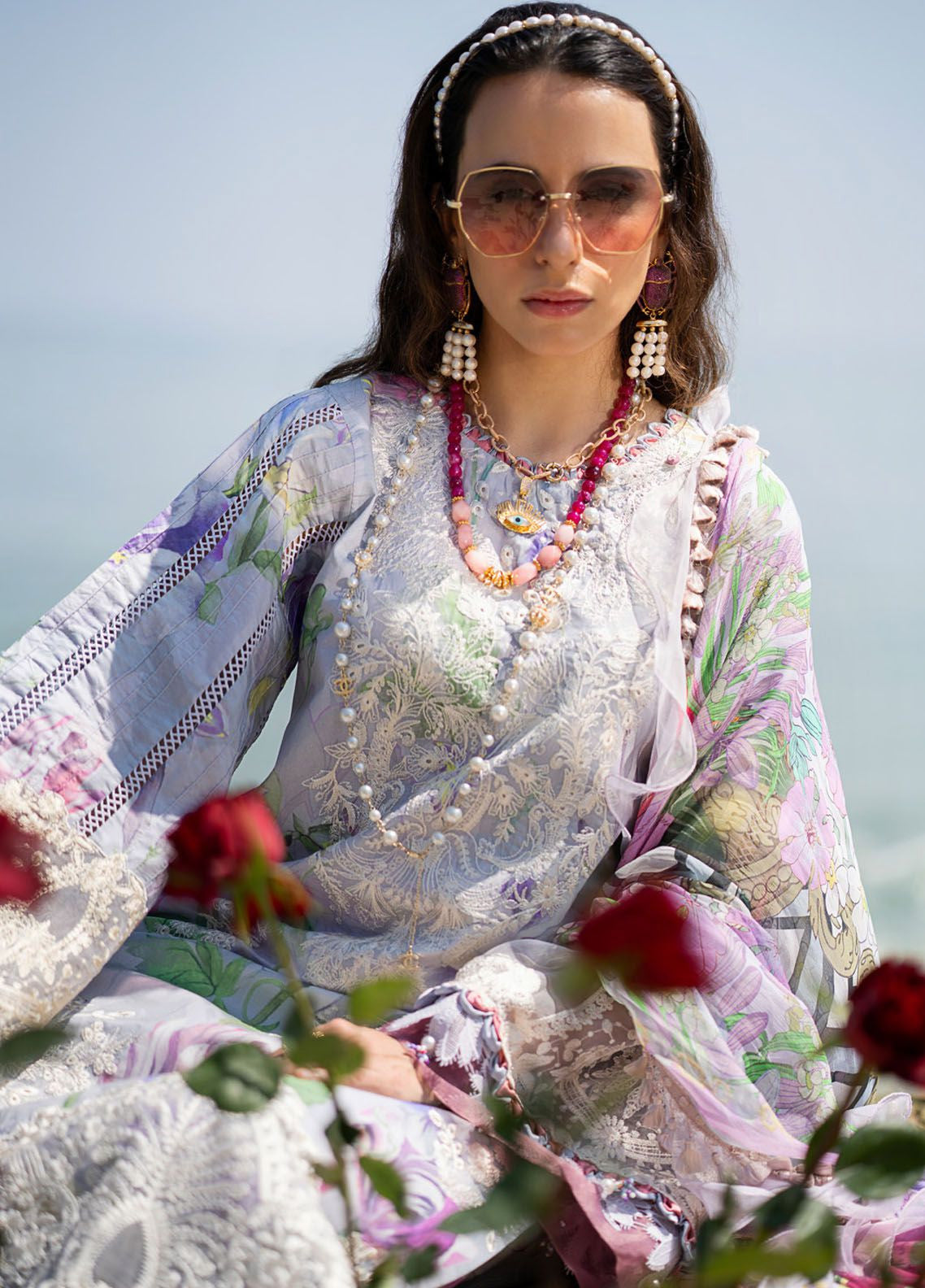 Alif By AJR Couture Signature Luxury Embroidered Lawn 3 Piece Unstitched Suit AJRC24ASLL-09 LYRA Alif By AJR Couture Signature Luxury Embroidered Lawn 3 Piece Unstitched Suit AJRC24ASLL-09 LYRA