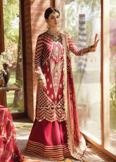 Ayzel Sangat By Afrozeh Embroidered Chiffon Unstitched 3 Piece Suit - SHAJAR