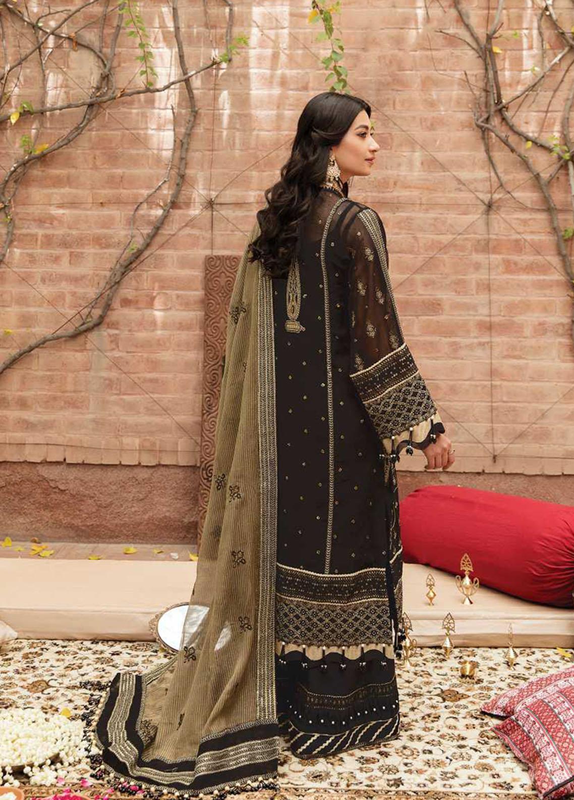 Ayzel Sangat By Afrozeh Embroidered Cotton Net Unstitched 3 Piece Suit - HEMA Ayzel Sangat By Afrozeh Embroidered Cotton Net Unstitched 3 Piece Suit - HEMA