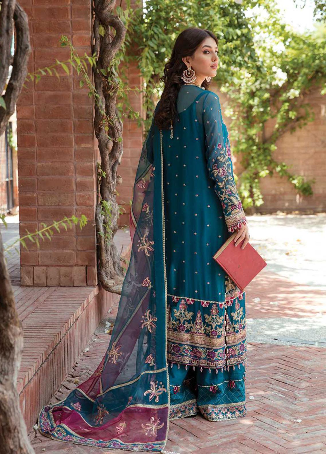 Ayzel Sangat By Afrozeh Embroidered Cotton Net Unstitched 3 Piece Suit - RAYNA Ayzel Sangat By Afrozeh Embroidered Cotton Net Unstitched 3 Piece Suit - RAYNA