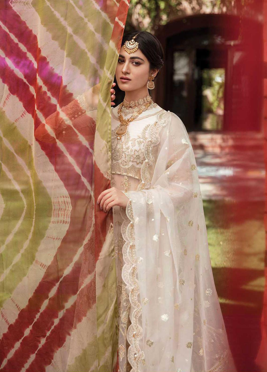 Ayzel Sangat By Afrozeh Embroidered Net Unstitched 3 Piece Suit - SULTANA BEGUM Ayzel Sangat By Afrozeh Embroidered Net Unstitched 3 Piece Suit - SULTANA BEGUM