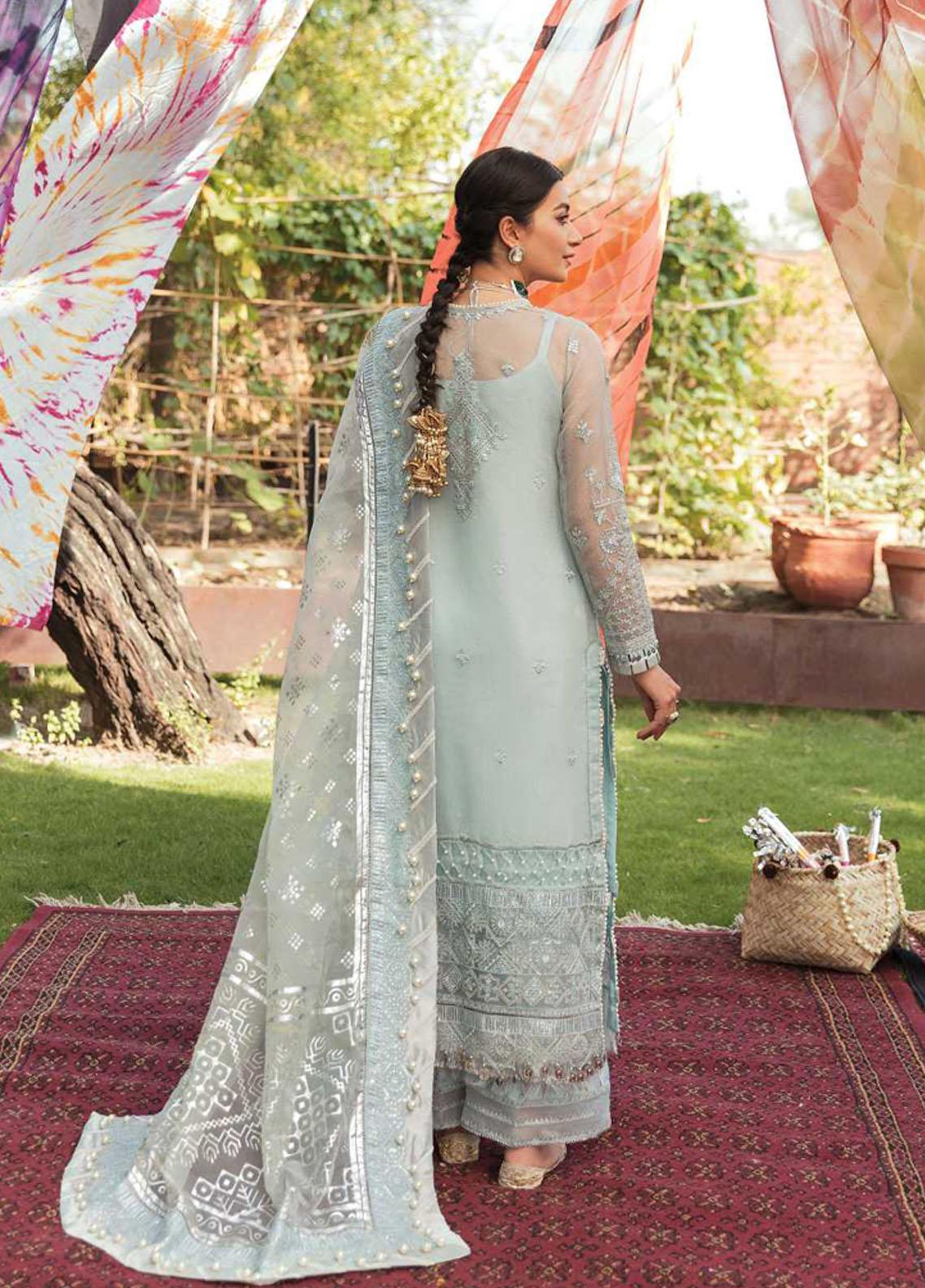 Ayzel Sangat By Afrozeh Embroidered Cotton Net Unstitched 3 Piece Suit - RAMANI Ayzel Sangat By Afrozeh Embroidered Cotton Net Unstitched 3 Piece Suit - RAMANI