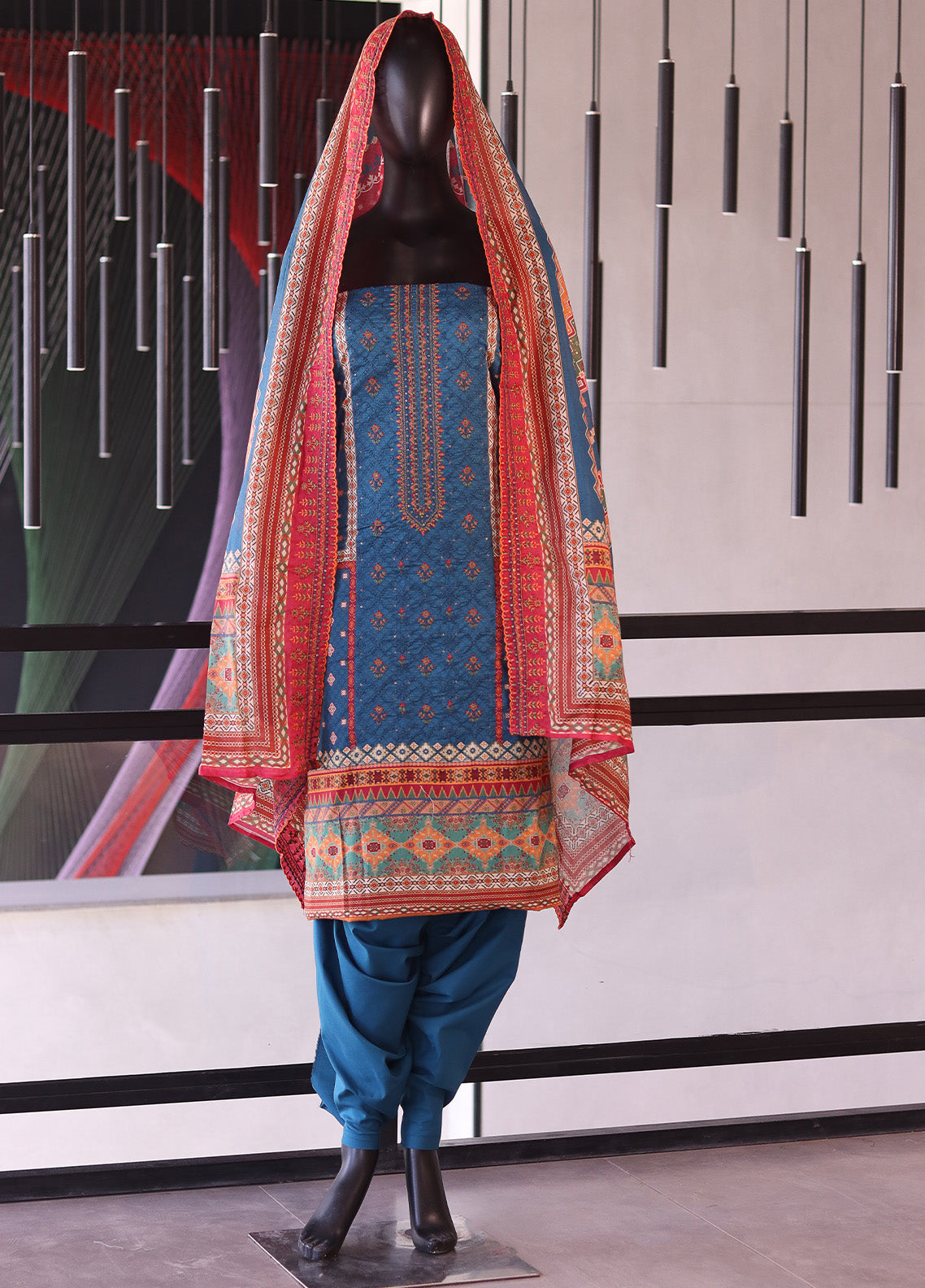 Bin Saeed Embroidered Digital Cotton 3 Piece Unstitched Suit BS24EDL-564 Bin Saeed Embroidered Digital Cotton 3 Piece Unstitched Suit BS24EDL-564