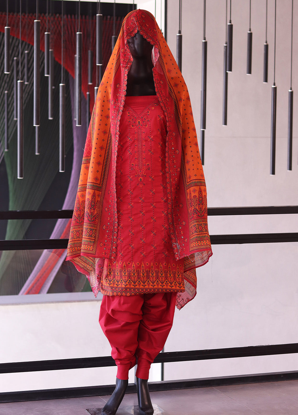 Bin Saeed Embroidered Digital Lawn 3 Piece Unstitched Suit BS24EDL-101 Bin Saeed Embroidered Digital Lawn 3 Piece Unstitched Suit BS24EDL-101