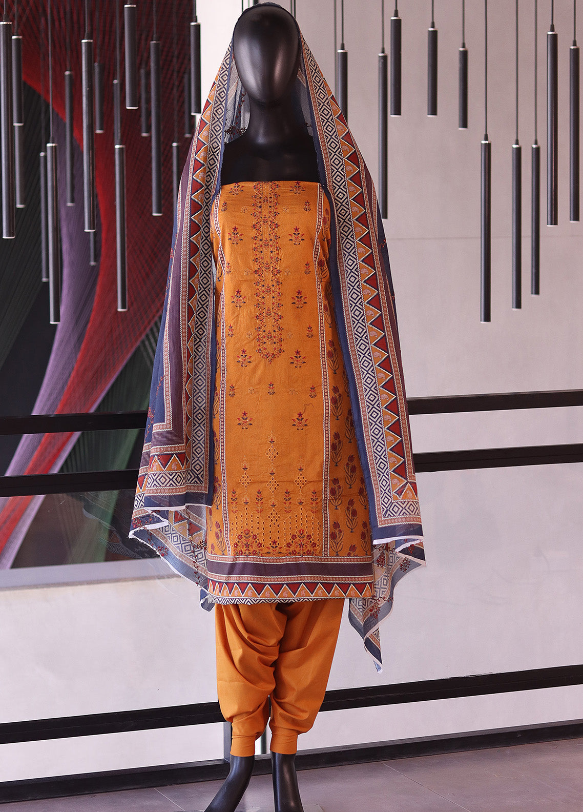 Bin Saeed Embroidered Digital Lawn 3 Piece Unstitched Suit BS24EDL-106 Bin Saeed Embroidered Digital Lawn 3 Piece Unstitched Suit BS24EDL-106