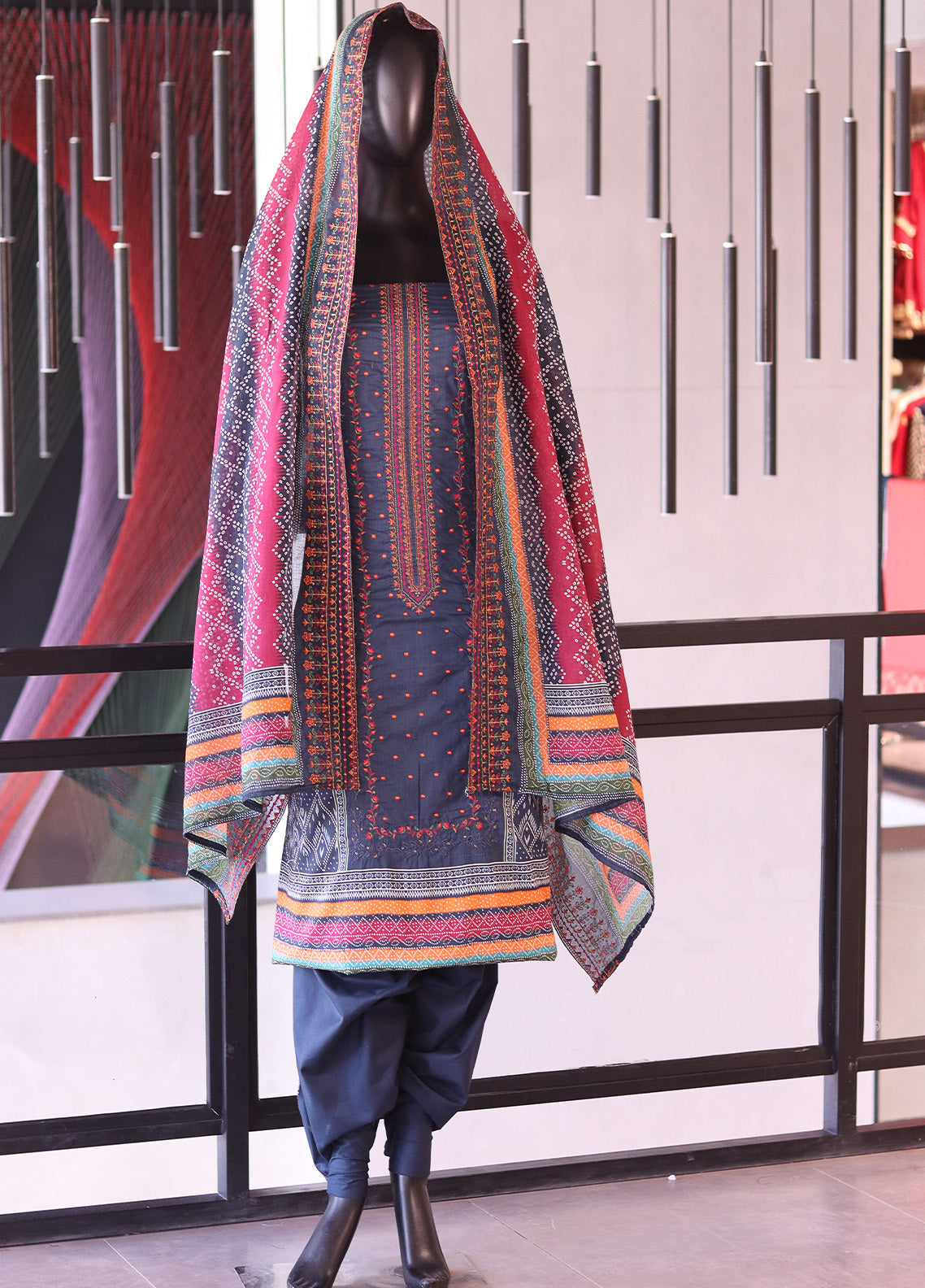 Bin Saeed Embroidered Digital Lawn 3 Piece Unstitched Suit BS24EDL-110 Bin Saeed Embroidered Digital Lawn 3 Piece Unstitched Suit BS24EDL-110