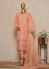 Bin Saeed Festive Embroidered Organza 3 Piece Stitched Suit BS24FOS-04