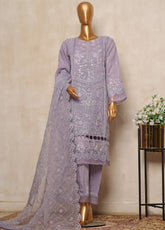 Bin Saeed Festive Embroidered Organza 3 Piece Stitched Suit BS24FOS-06