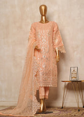 Bin Saeed Festive Embroidered Organza 3 Piece Stitched Suit BS24FOS-10