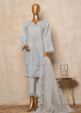 Bin Saeed Festive Embroidered Organza 3 Piece Stitched Suit BS24FOS-11