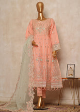 Bin Saeed Festive Embroidered Organza 3 Piece Stitched Suit BS24FOS-12