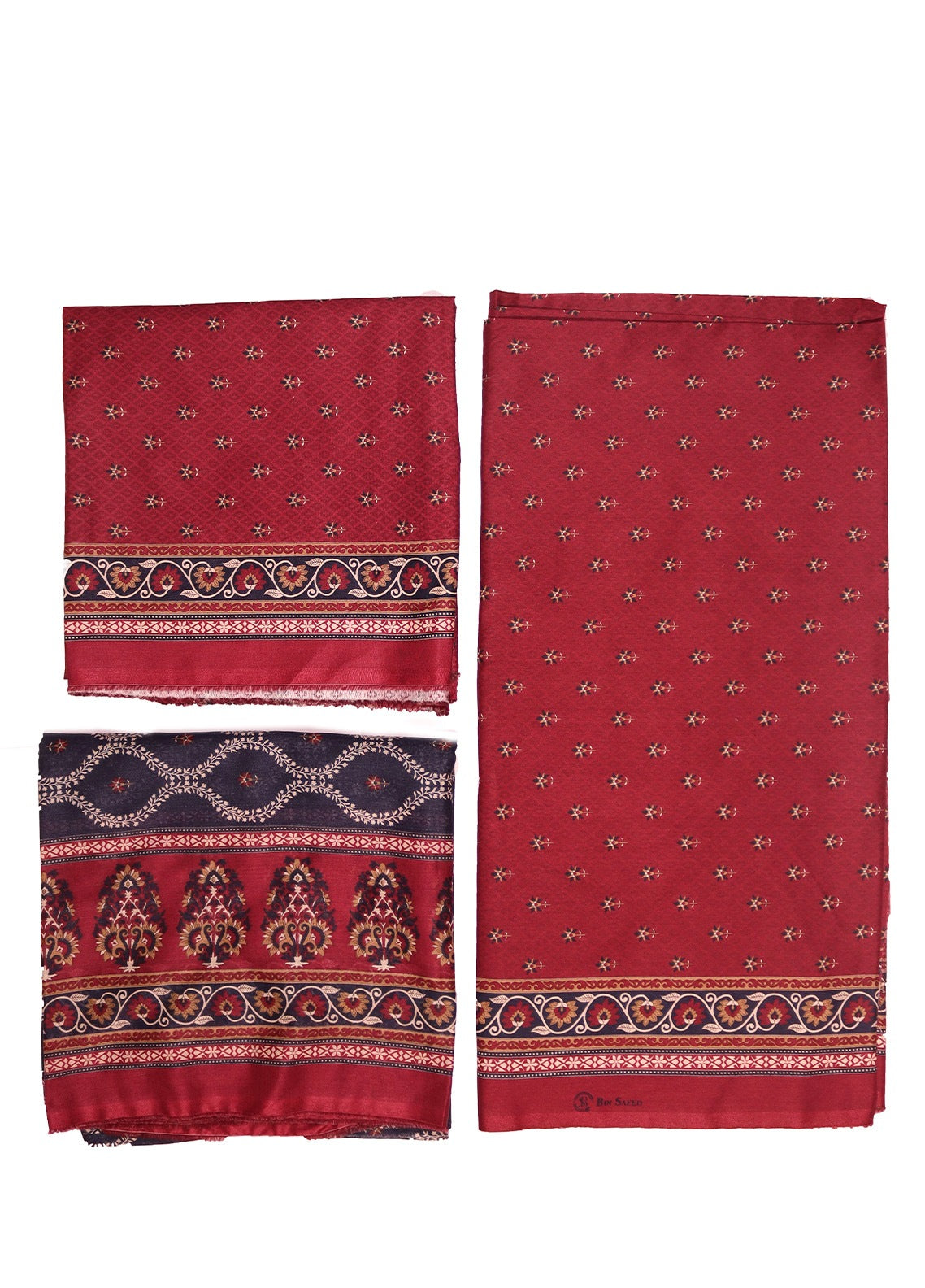 Bin Saeed Printed Lawn 3 Piece Unstitched Suit BS24PL Bin Saeed Printed Lawn 3 Piece Unstitched Suit BS24PL