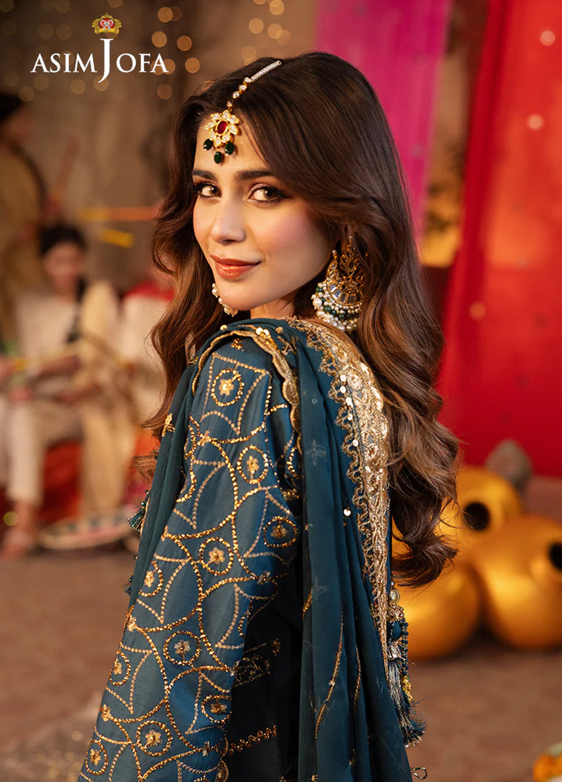 Chamak Damak By Asim Jofa Luxury Festive Embroidered Lawn 3 Piece Unstitched Suit AJ24CD AJCD-01 Chamak Damak By Asim Jofa Luxury Festive Embroidered Lawn 3 Piece Unstitched Suit AJ24CD AJCD-01