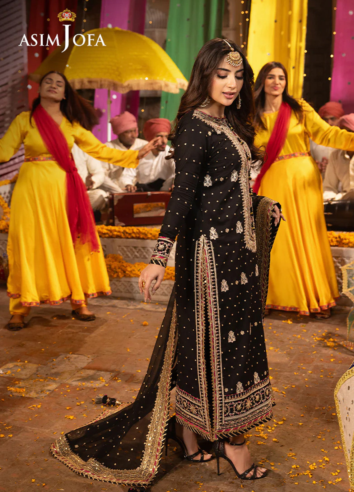 Chamak Damak By Asim Jofa Luxury Festive Embroidered Lawn 3 Piece Unstitched Suit AJ24CD AJCD-02 Chamak Damak By Asim Jofa Luxury Festive Embroidered Lawn 3 Piece Unstitched Suit AJ24CD AJCD-02