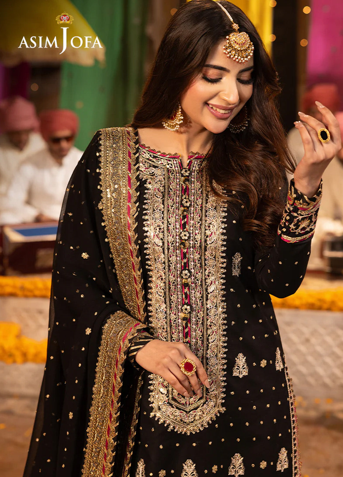 Chamak Damak By Asim Jofa Luxury Festive Embroidered Lawn 3 Piece Unstitched Suit AJ24CD AJCD-02 Chamak Damak By Asim Jofa Luxury Festive Embroidered Lawn 3 Piece Unstitched Suit AJ24CD AJCD-02
