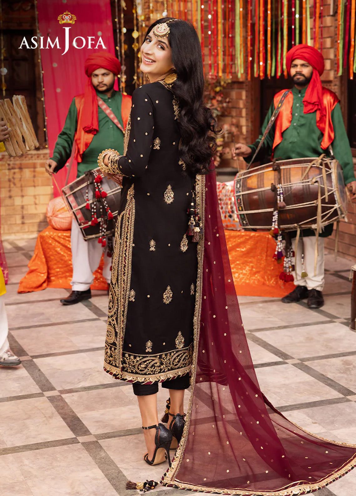 Chamak Damak By Asim Jofa Luxury Festive Embroidered Lawn 3 Piece Unstitched Suit AJ24CD AJCD-03 Chamak Damak By Asim Jofa Luxury Festive Embroidered Lawn 3 Piece Unstitched Suit AJ24CD AJCD-03