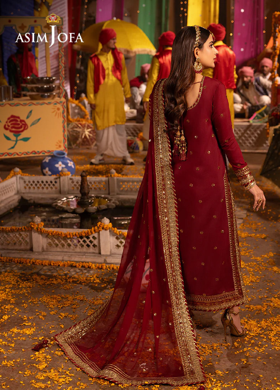Chamak Damak By Asim Jofa Luxury Festive Embroidered Lawn 3 Piece Unstitched Suit AJ24CD AJCD-04 Chamak Damak By Asim Jofa Luxury Festive Embroidered Lawn 3 Piece Unstitched Suit AJ24CD AJCD-04