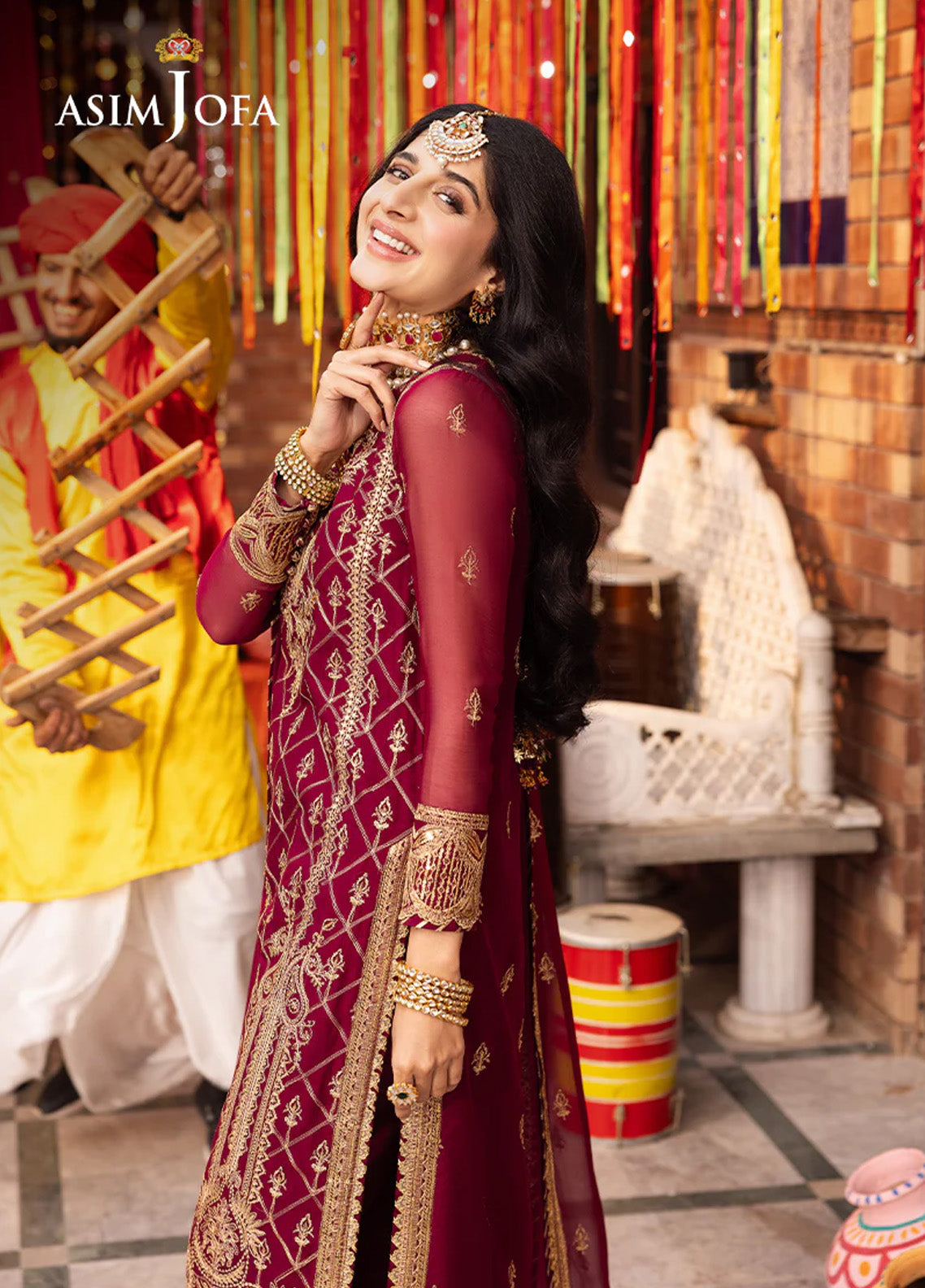 Chamak Damak By Asim Jofa Luxury Festive Embroidered Lawn 3 Piece Unstitched Suit AJ24CD AJCD-05 Chamak Damak By Asim Jofa Luxury Festive Embroidered Lawn 3 Piece Unstitched Suit AJ24CD AJCD-05