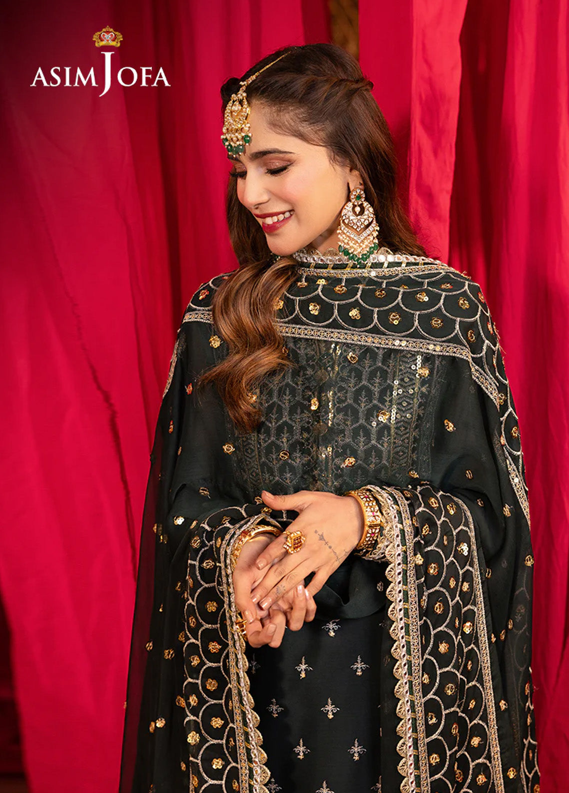 Chamak Damak By Asim Jofa Luxury Festive Embroidered Lawn 3 Piece Unstitched Suit AJ24CD AJCD-06 Chamak Damak By Asim Jofa Luxury Festive Embroidered Lawn 3 Piece Unstitched Suit AJ24CD AJCD-06