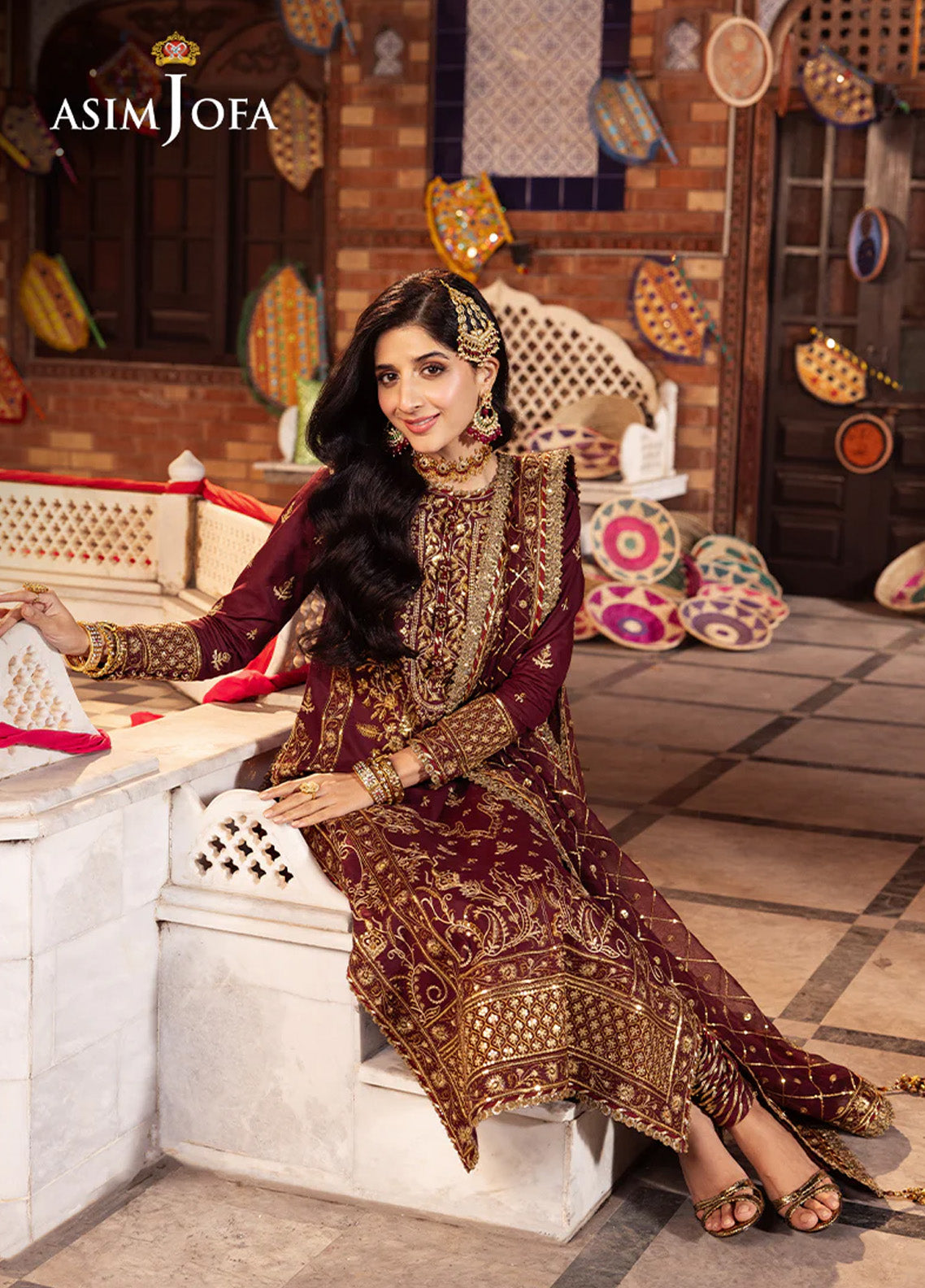 Chamak Damak By Asim Jofa Luxury Festive Embroidered Lawn 3 Piece Unstitched Suit AJ24CD AJCD-09 Chamak Damak By Asim Jofa Luxury Festive Embroidered Lawn 3 Piece Unstitched Suit AJ24CD AJCD-09