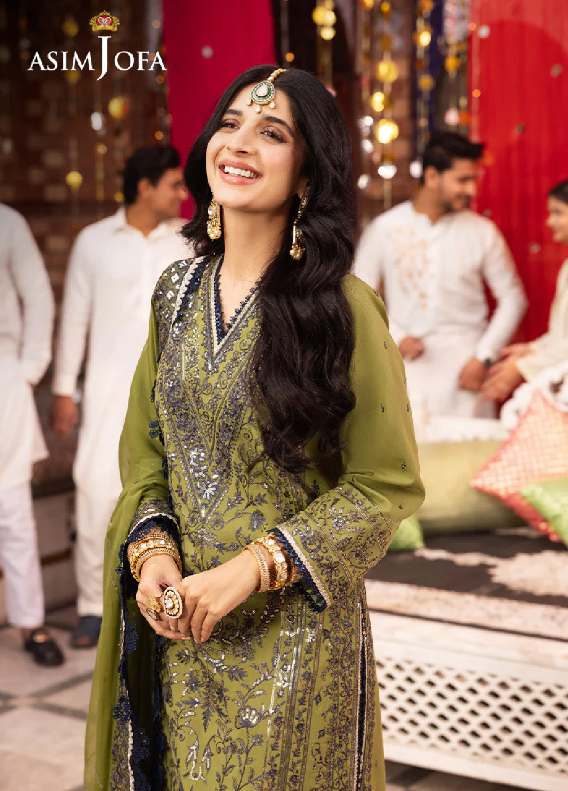 Chamak Damak By Asim Jofa Luxury Festive Embroidered Lawn 3 Piece Unstitched Suit AJ24CD AJCD-10 Chamak Damak By Asim Jofa Luxury Festive Embroidered Lawn 3 Piece Unstitched Suit AJ24CD AJCD-10