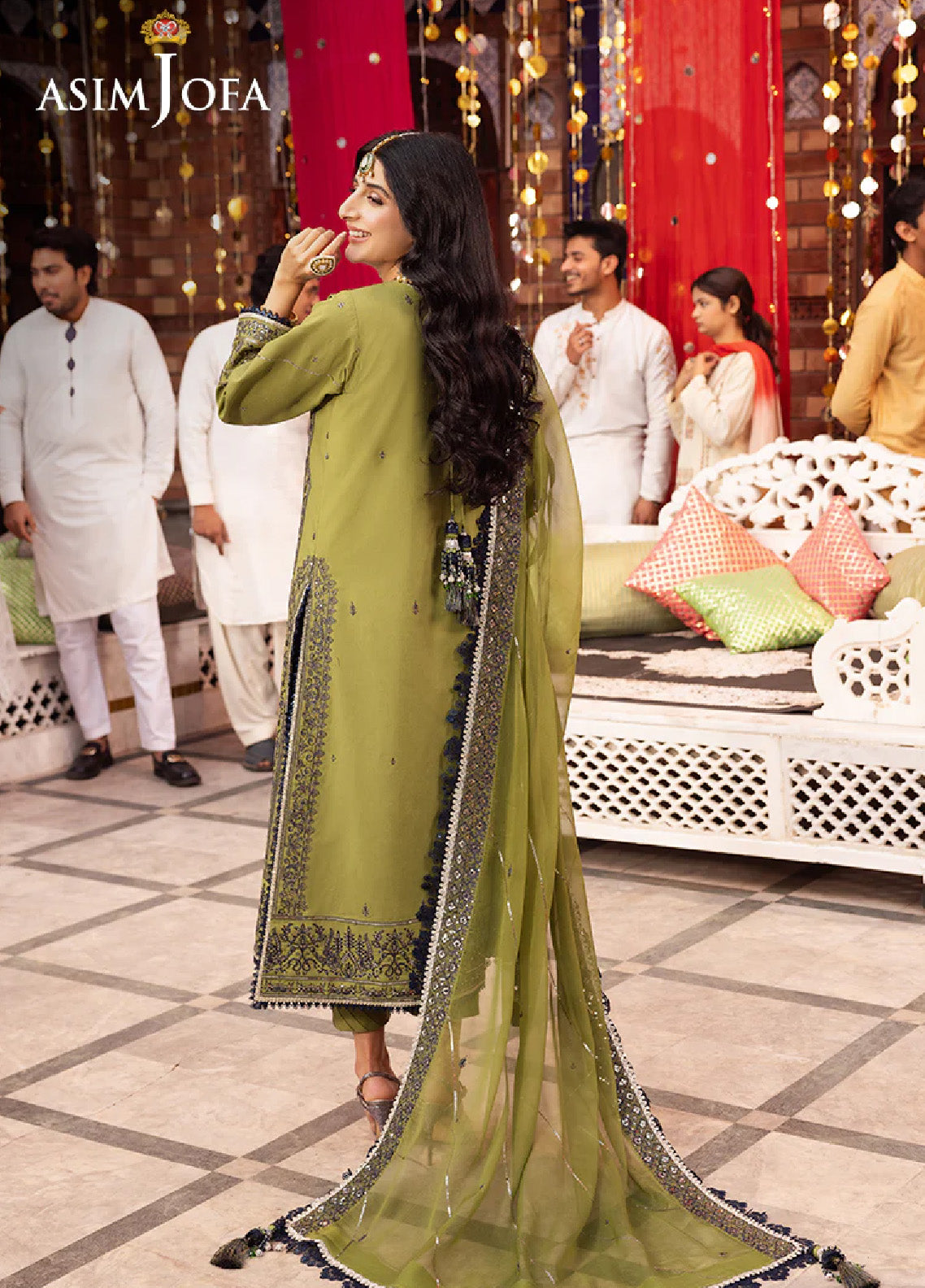 Chamak Damak By Asim Jofa Luxury Festive Embroidered Lawn 3 Piece Unstitched Suit AJ24CD AJCD-10 Chamak Damak By Asim Jofa Luxury Festive Embroidered Lawn 3 Piece Unstitched Suit AJ24CD AJCD-10