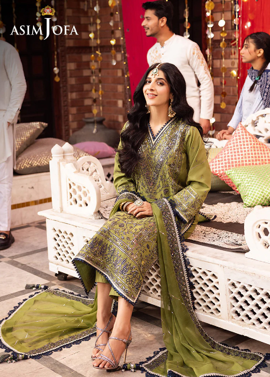 Chamak Damak By Asim Jofa Luxury Festive Embroidered Lawn 3 Piece Unstitched Suit AJ24CD AJCD-10 Chamak Damak By Asim Jofa Luxury Festive Embroidered Lawn 3 Piece Unstitched Suit AJ24CD AJCD-10