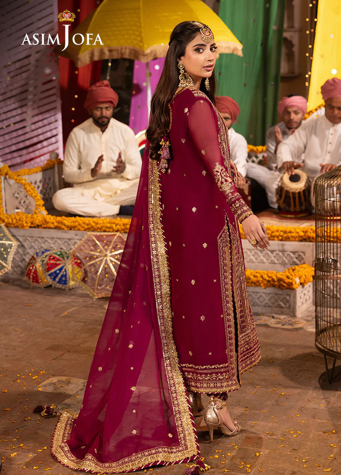 Chamak Damak By Asim Jofa Luxury Festive Embroidered Lawn 3 Piece Unstitched Suit AJ24CD AJCD-12 Chamak Damak By Asim Jofa Luxury Festive Embroidered Lawn 3 Piece Unstitched Suit AJ24CD AJCD-12